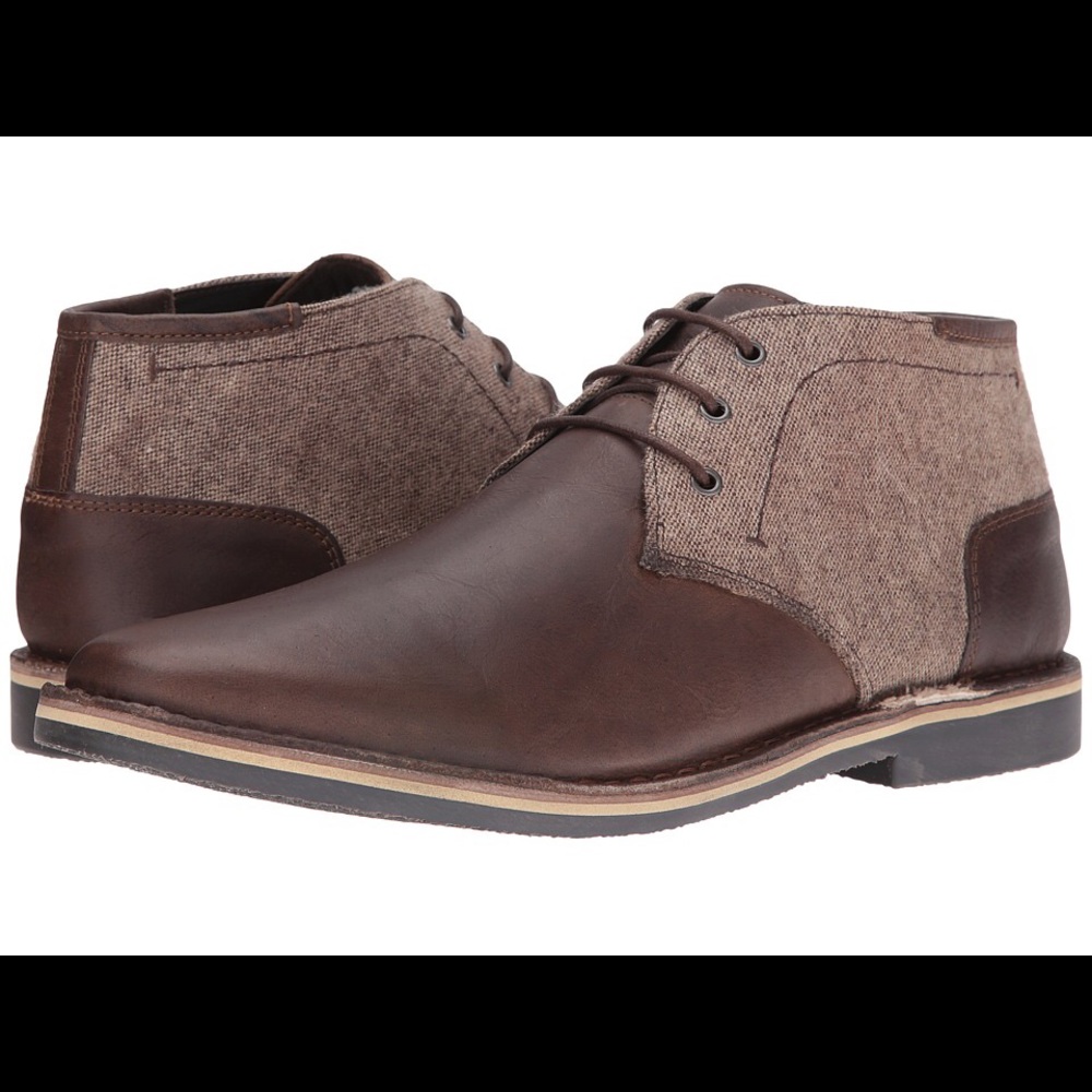 Steve Madden  Brown Multi Mens Ankle Boot
